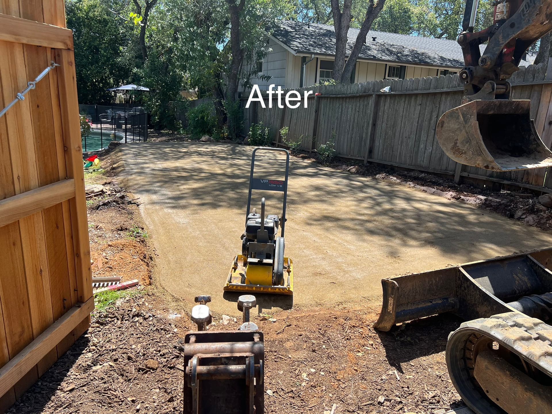 Gallery photos for Backyard Land Clearing and Site Prep for RV Access: Image #1
