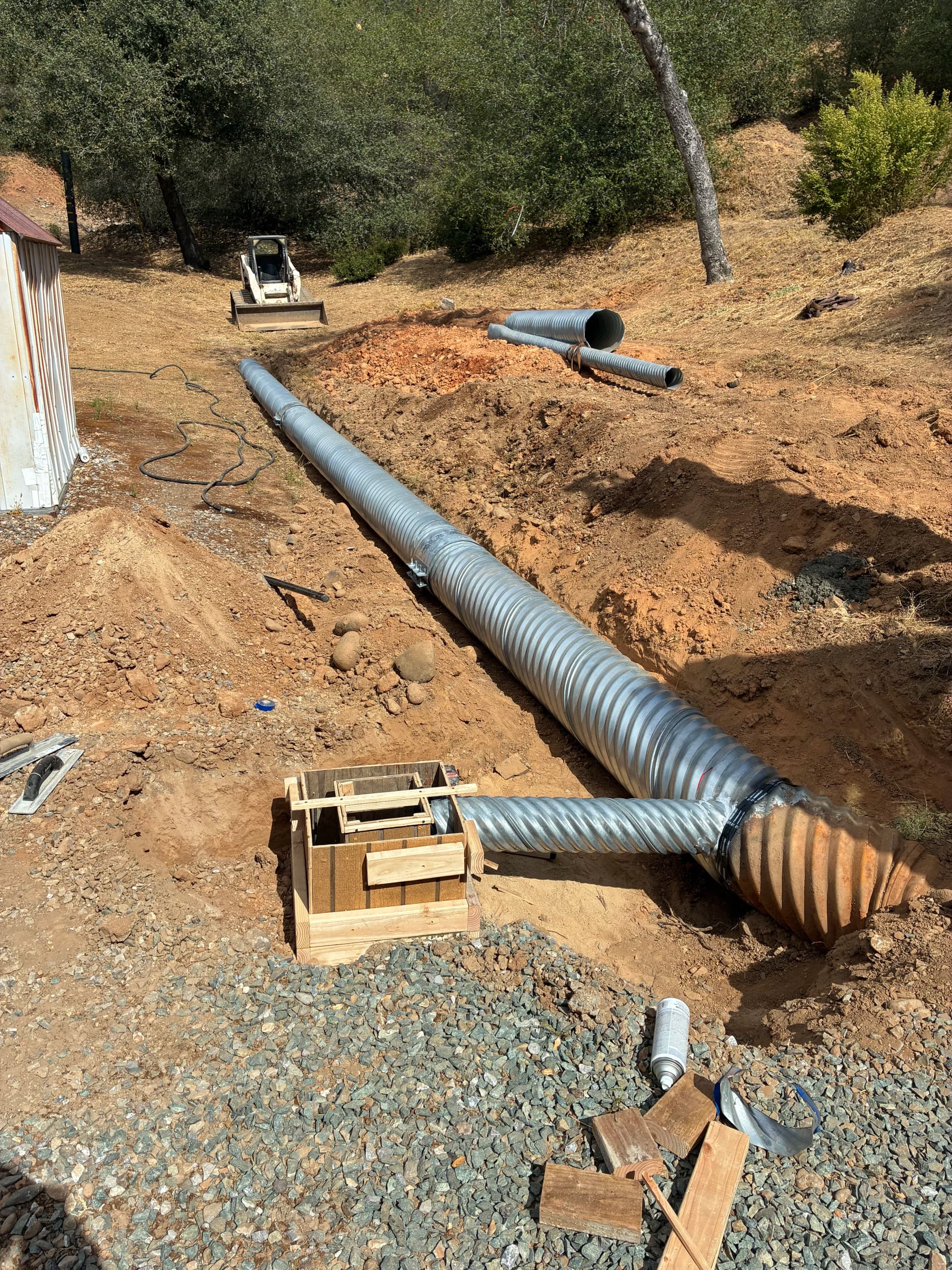 Culvert Extension, Catch Basin Install, and Drainage Overhaul