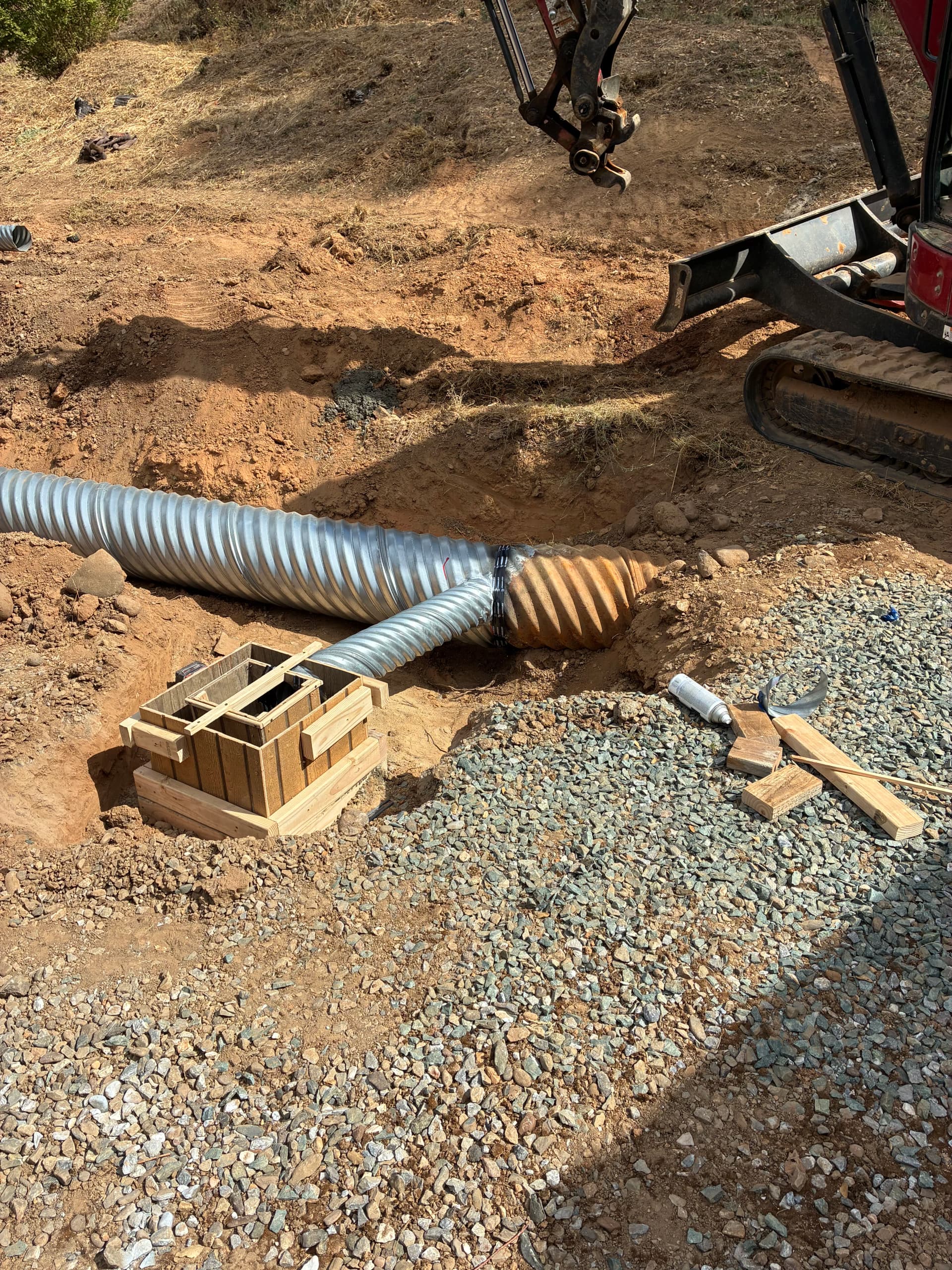 Culvert Extension, Catch Basin Install, and Drainage Overhaul