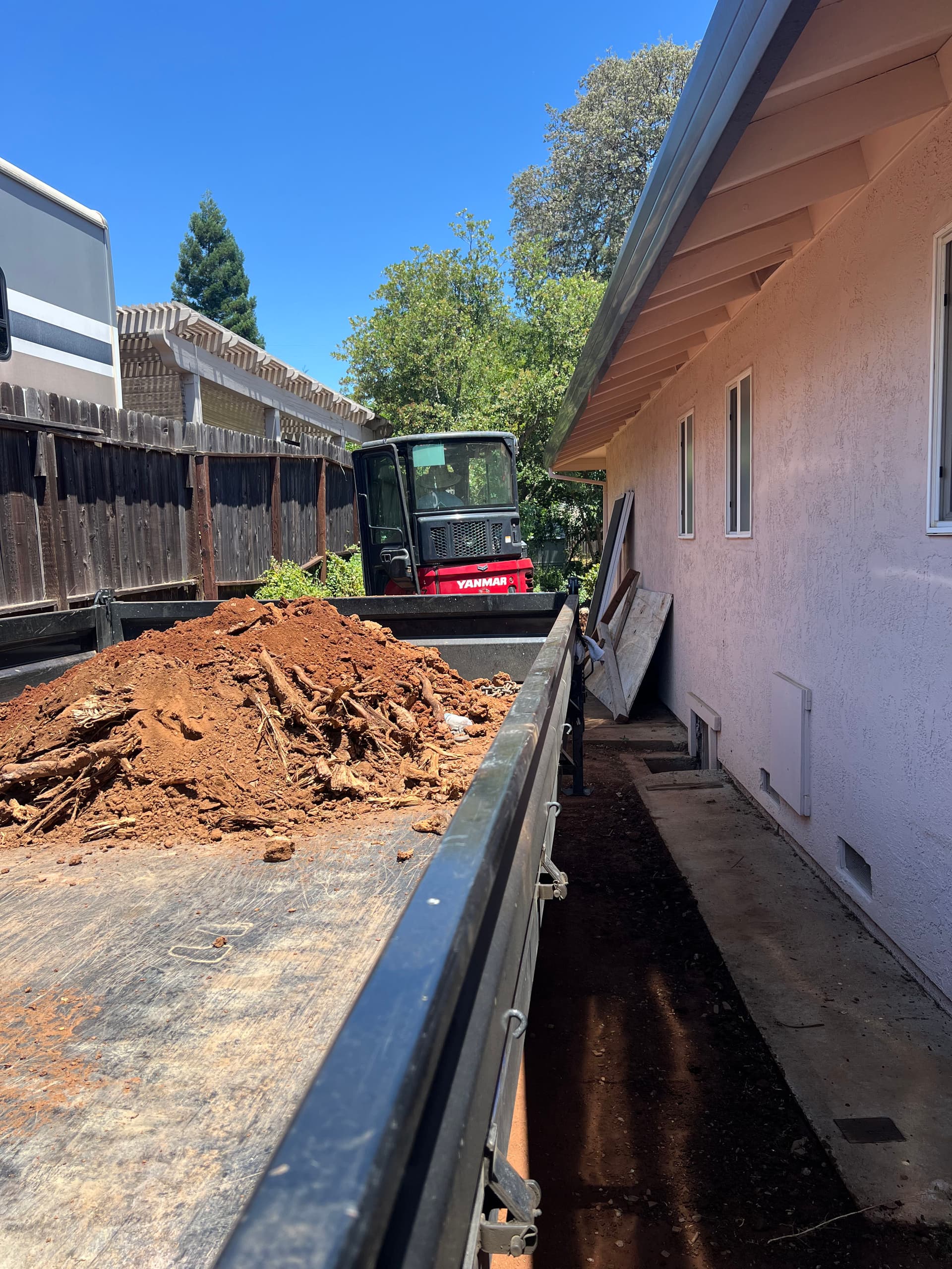 Tree Root Removal and Site Prep for Tight RV Access image